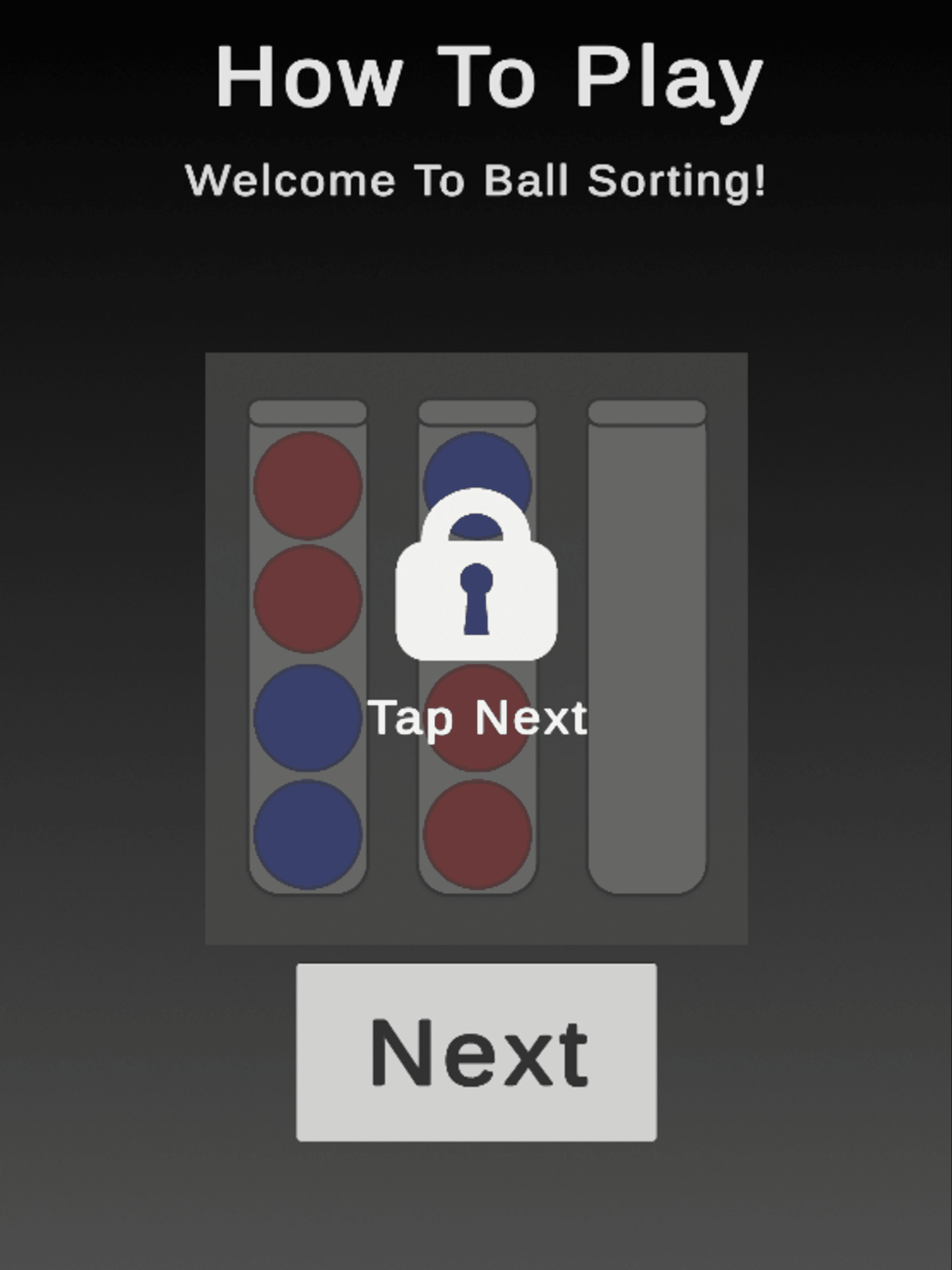 Ball Sorting In Tubes