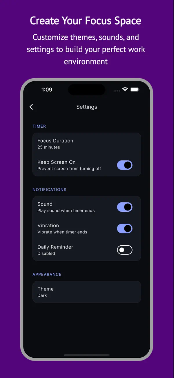Screenshot #3 pour Focal Timer