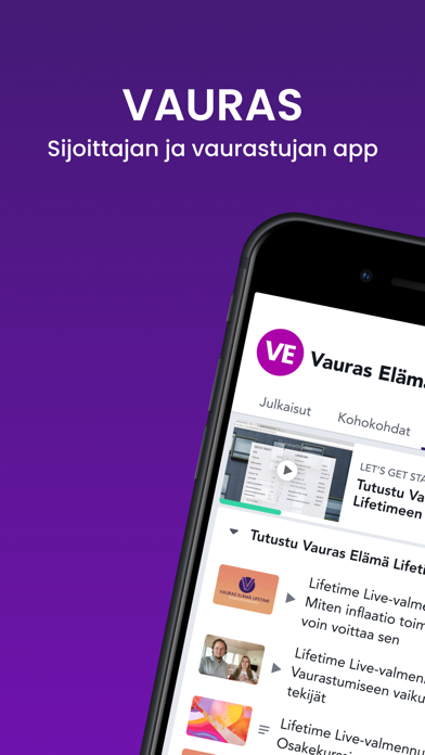 Screenshot 1 of Vauras App