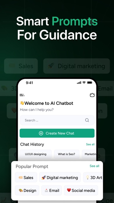 Chatbot: Ask AI Open Chat Bot Screenshot
