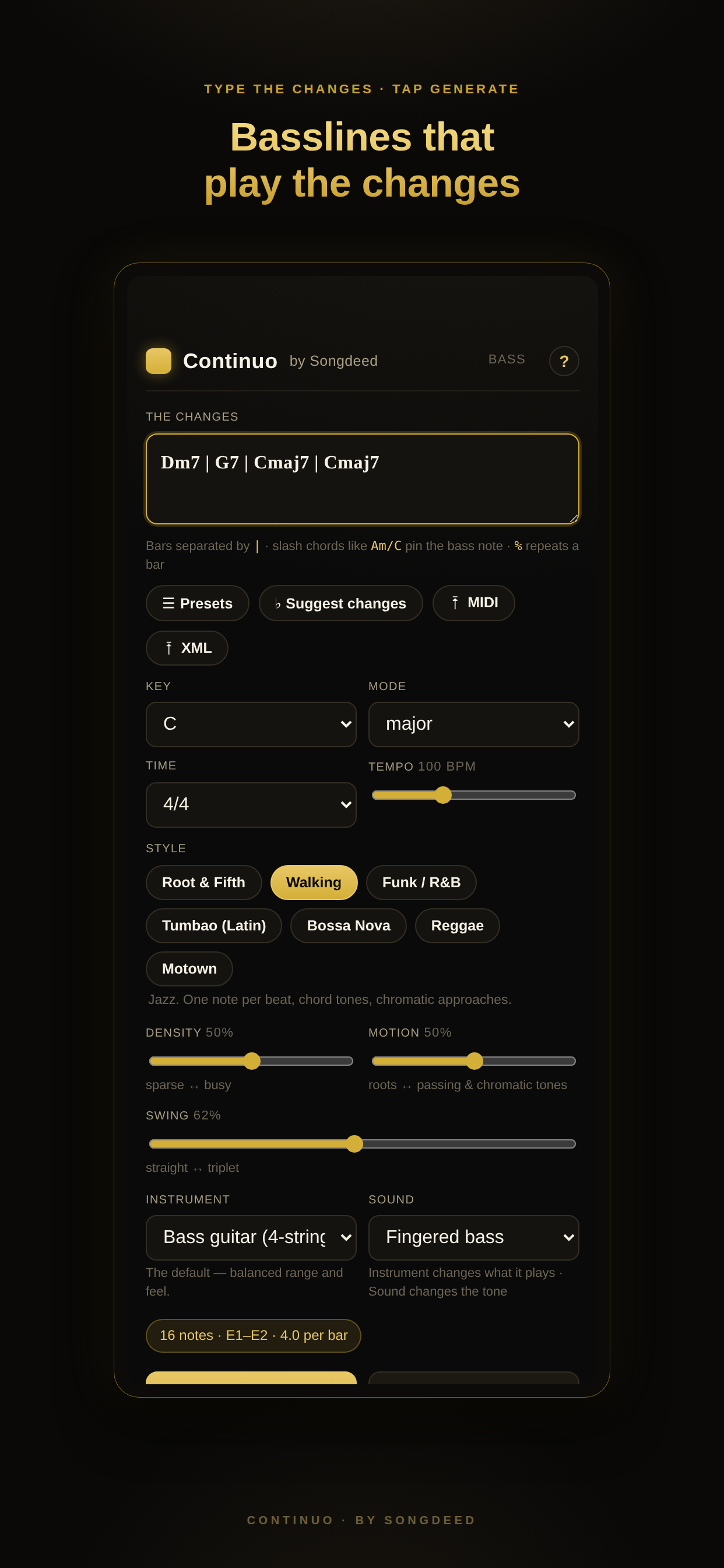 Continuo: Bassline Maker screenshot 5