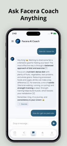 Facera AI - Your Glowup Guide iPhone screenshot