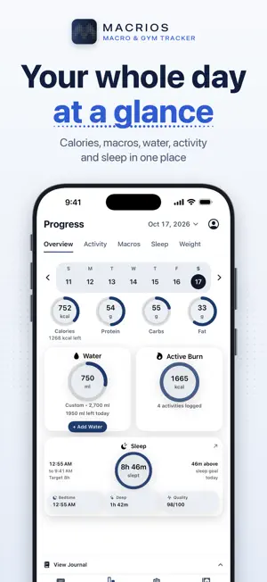Macrios: Macro & Gym Tracker screenshot 4