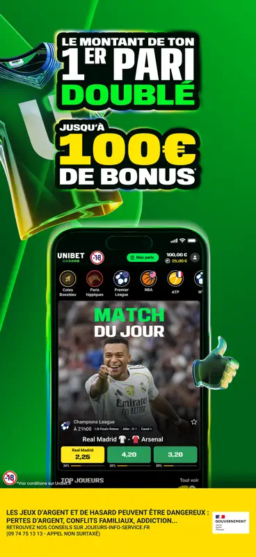 Unibet Paris Sportifs & Poker screenshot 1 of 9
