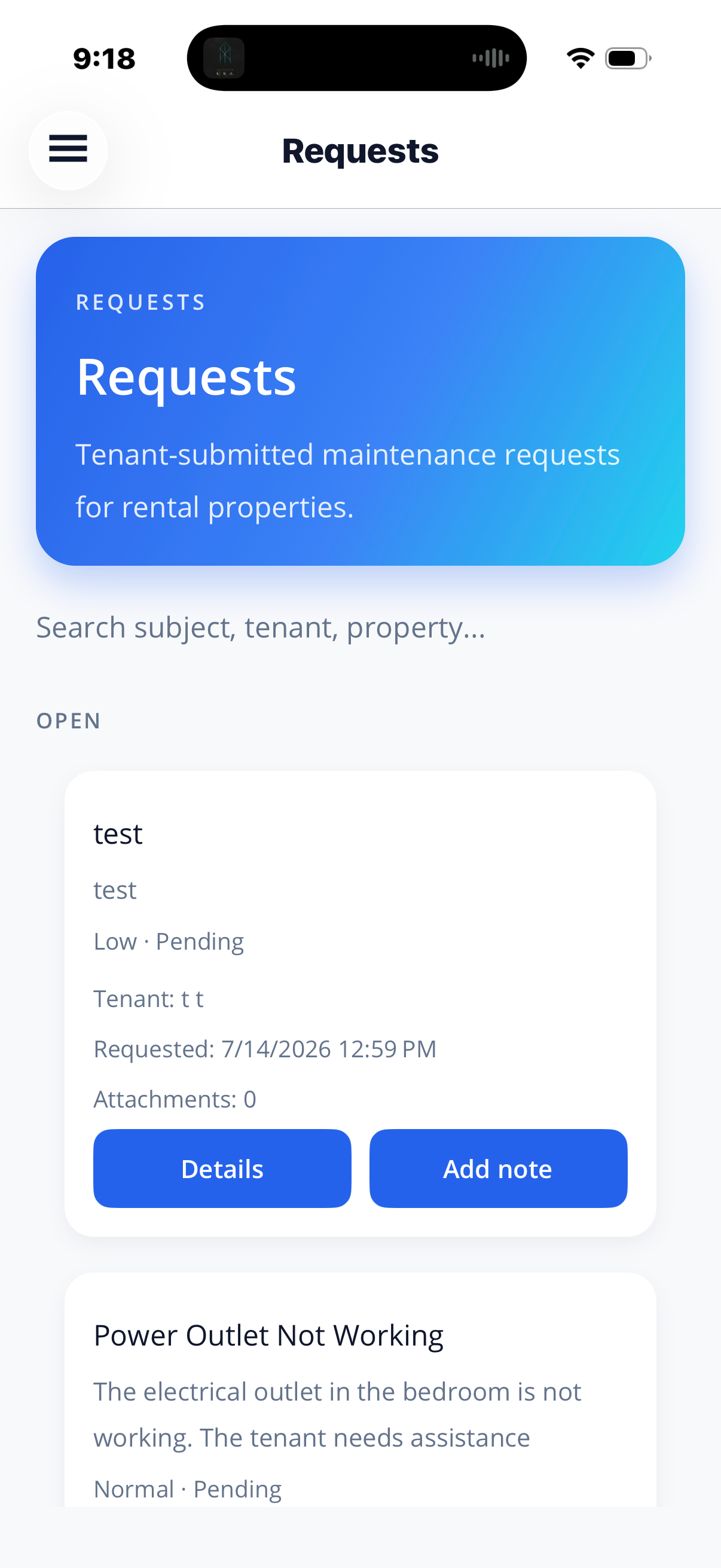 Tenantivo screenshot 3