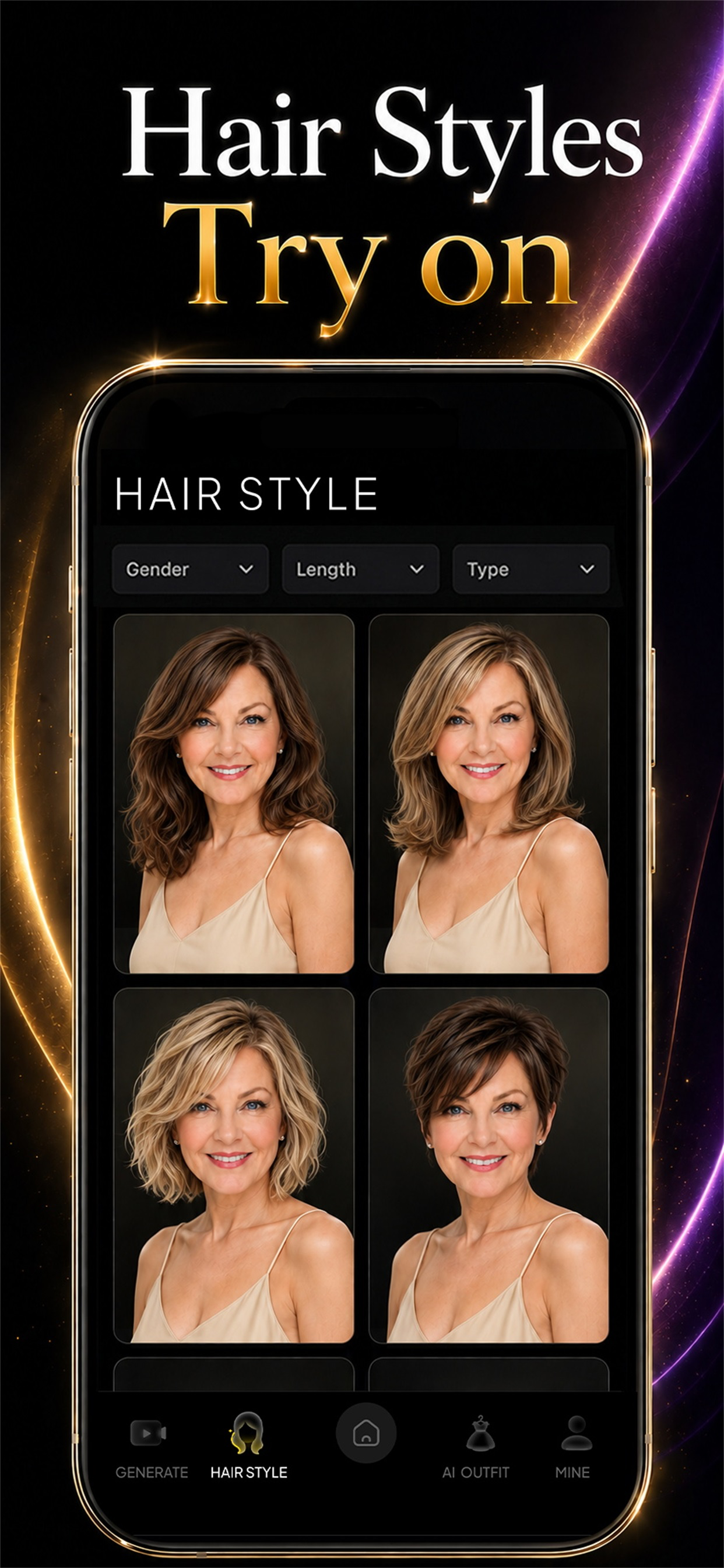 Vivida - Hairstyle Try On