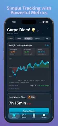 Twilight: simple sleep tracker Screenshot 1 of 9