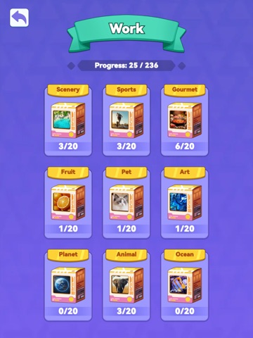 Puzzle Solitaire World iPad screenshot