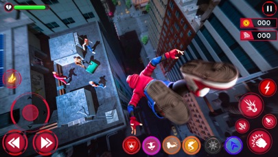 Flying Spider Fight Hero Games Screenshot