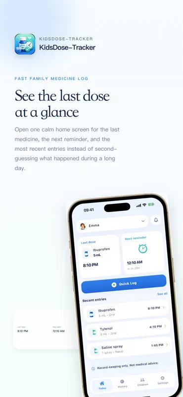 KidsDose-Tracker screenshot 1 of 5