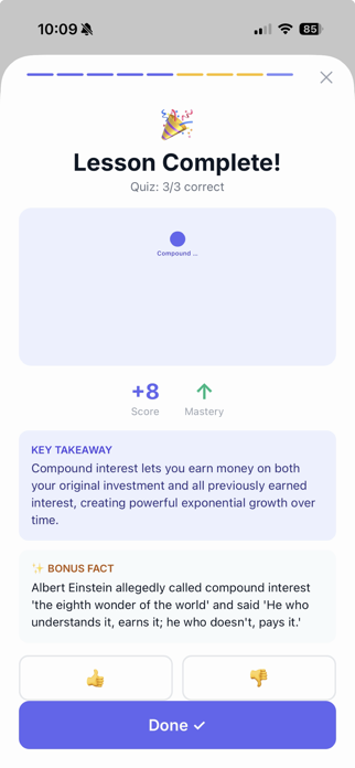 Whet: Learn Something Daily Screenshot 8 of 10