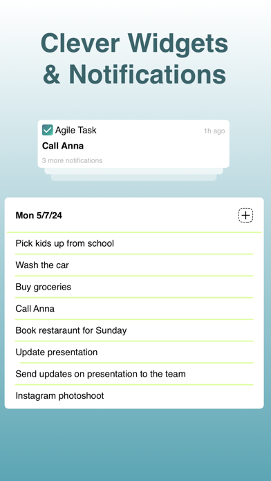 Agile Task Tracker & Checklist Screenshot