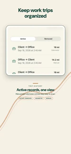 Trip Log: Mileage Tracker screenshot 2