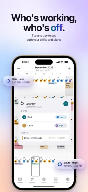 InSync: Couples Shift Calendar screenshot 3