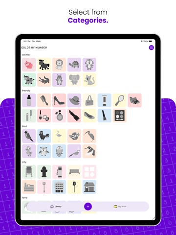 Pixel Color By Number ! iPad screenshot