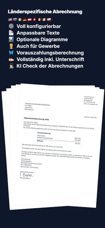 Nebenkosten für Vermieter screenshot 6 of 6