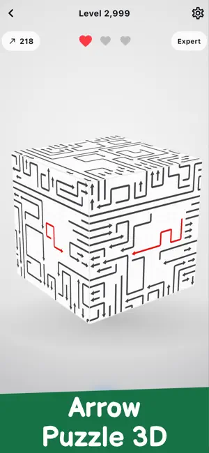 Arrow Cube 3D: Tap Away screenshot 1