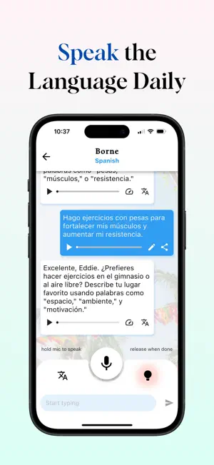 Borne — AI Language Learning screenshot 2