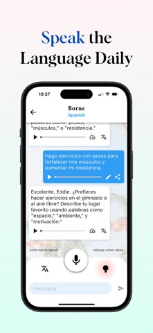 Borne — AI Language Learning Screenshot 2 of 8