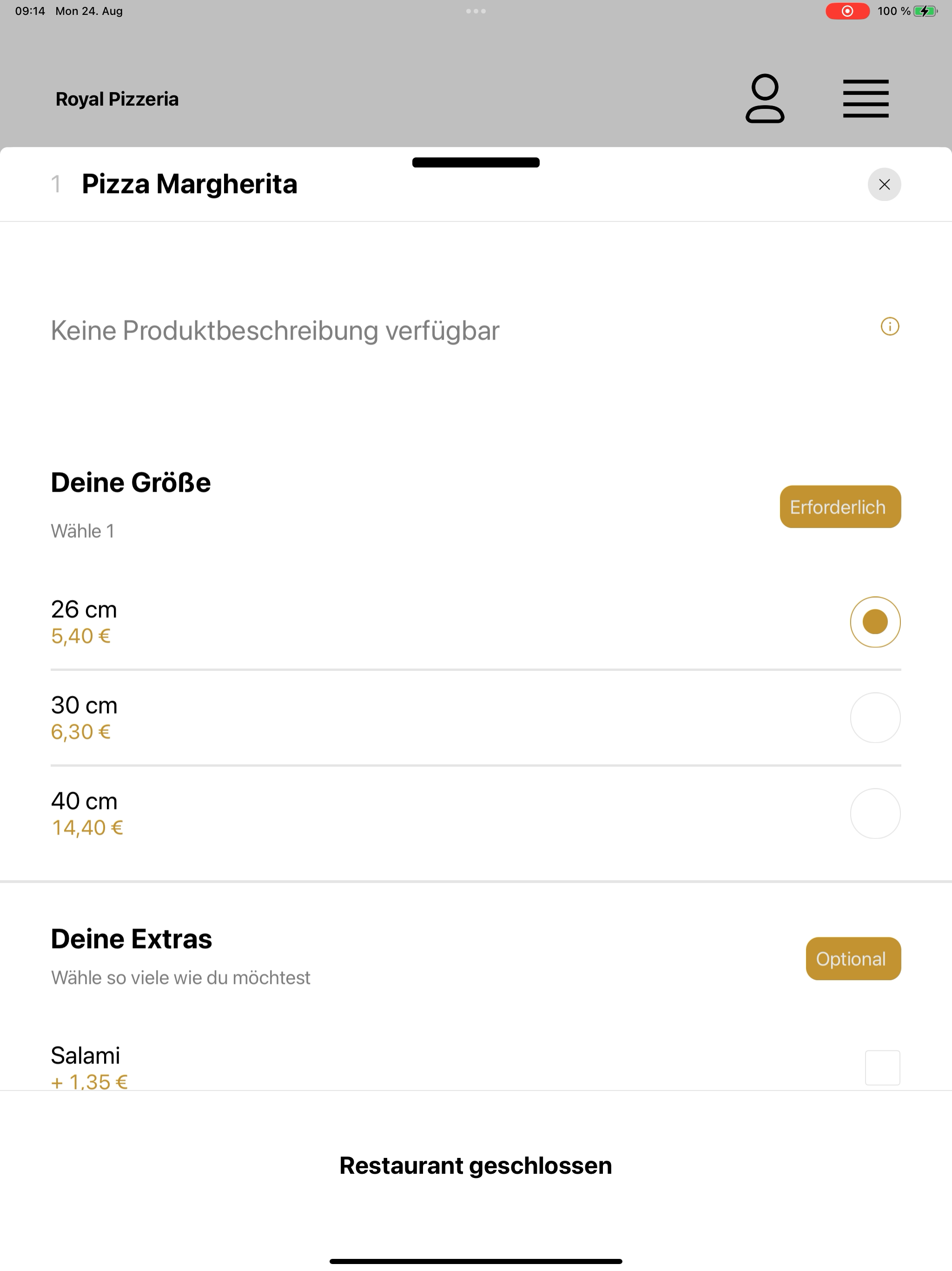 Royal Pizzeria screenshot 15