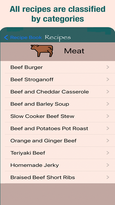 Recipe Book iPhone screenshot 4 - Food & Drink app