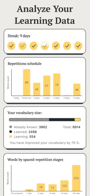 Vocabuo: Vokabeln lernen screenshot 7 of 8