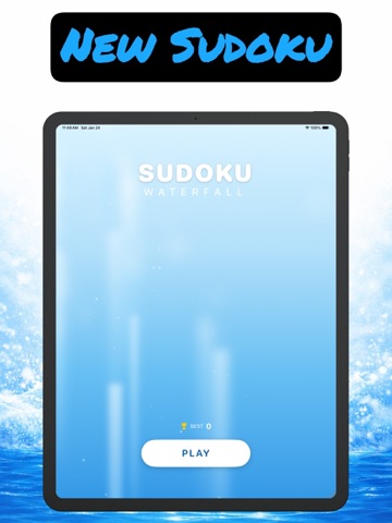 Sudoku Waterfall iPad screenshot