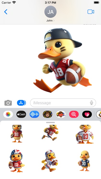 Football Duckling Stickers screenshot-5