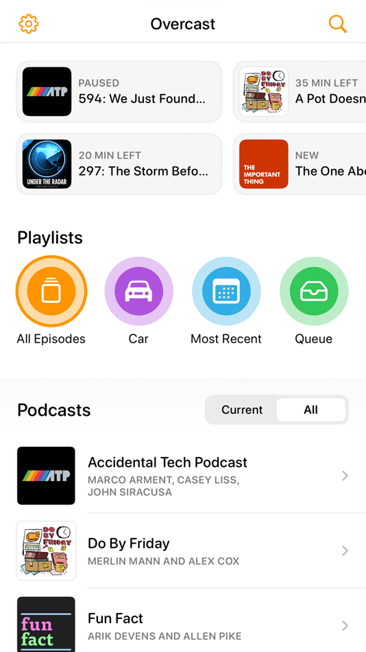 Overcast (iOS) 由: Overcast Radio, LLC Overcast (iOS) 由: Overcast Radio, LLC