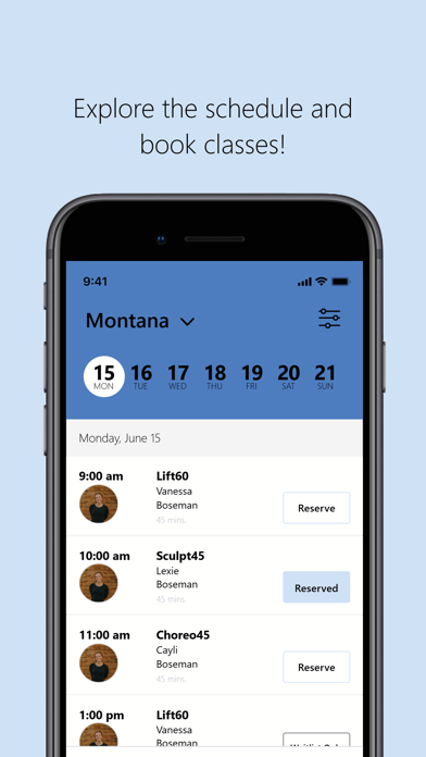 Screenshot 3 of Ascension Fitness Studio MT App