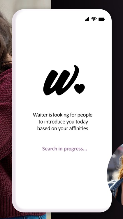 Waiter: less dating, more love