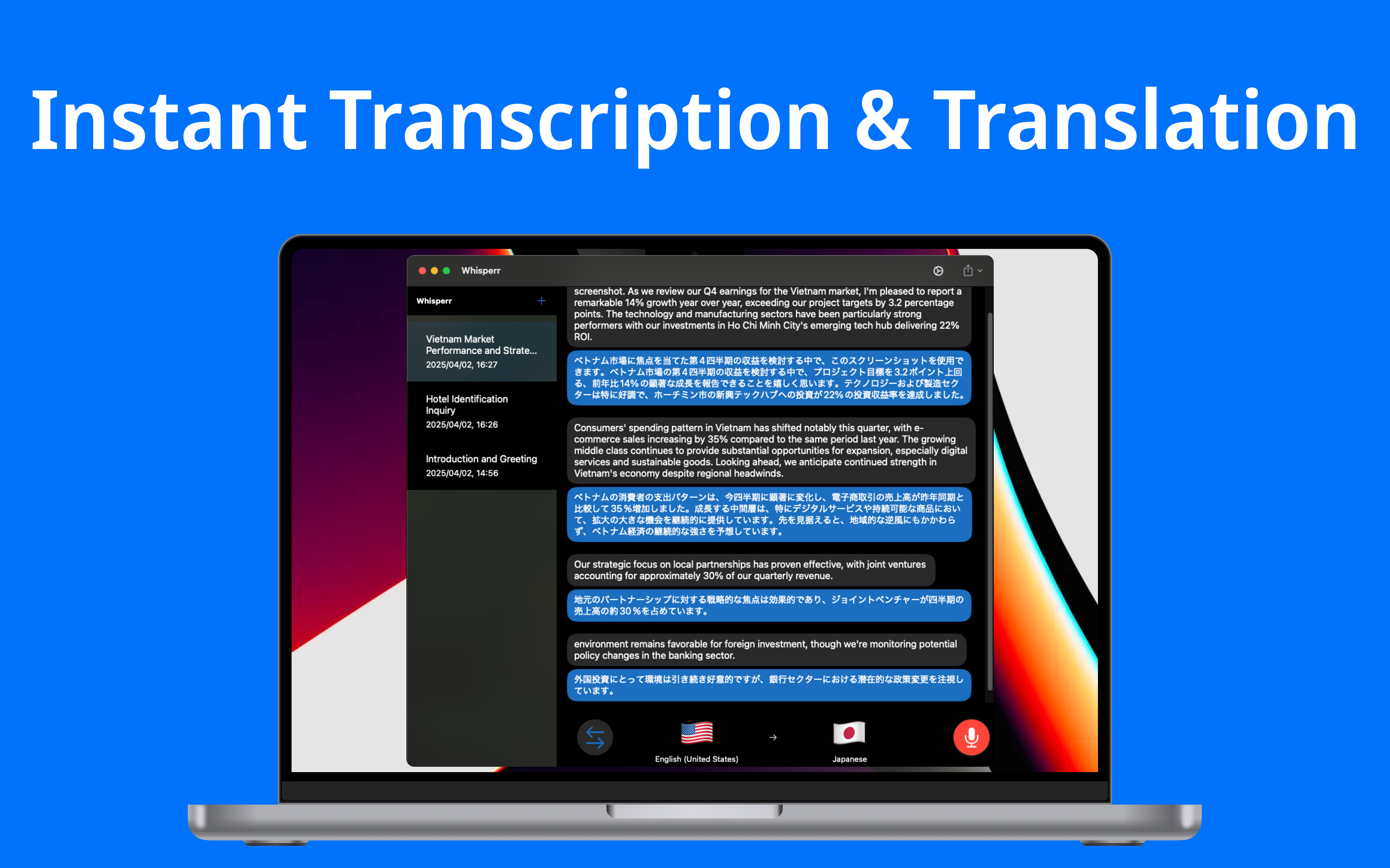 Live Voice Translator Whisperr