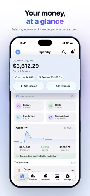 Spendry: Budget & Debt Payoff screenshot 3