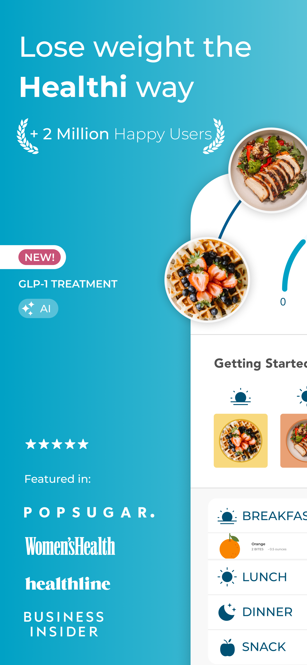 Healthi: Weight Loss, Diet App