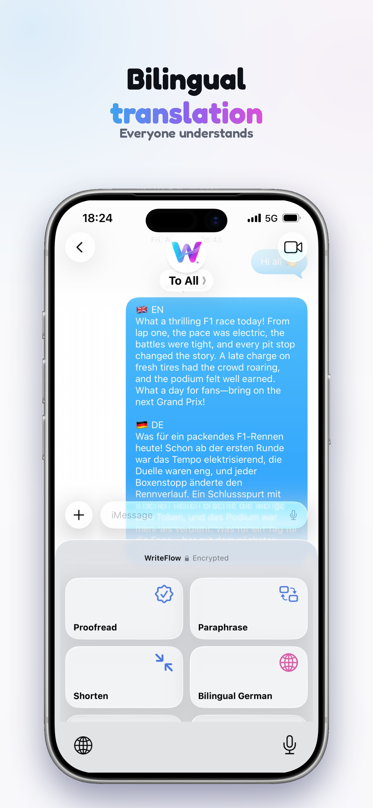 WriteFlow: AI Writing Keyboard screenshot 3