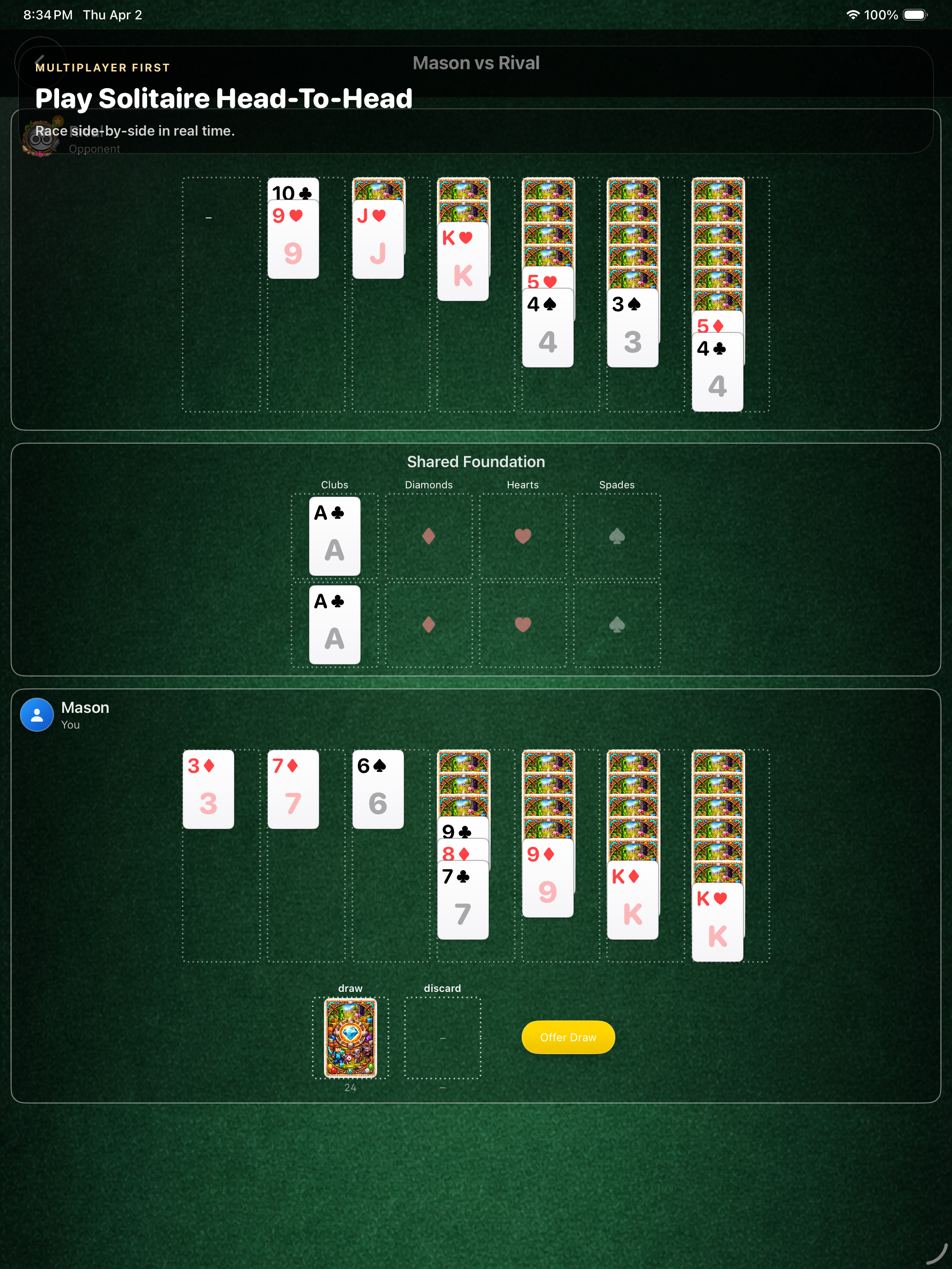Duel Solitaire