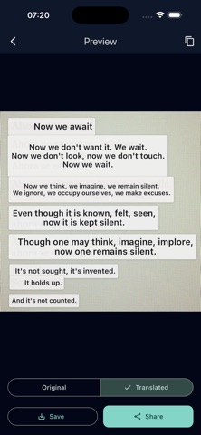 LensLex: Photo Translator iPhone screenshot