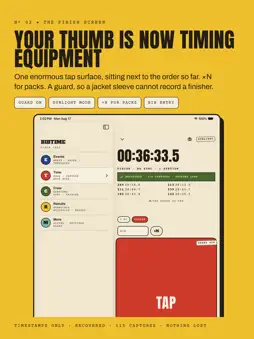 Race Timer Stopwatch : BIBTIME screenshot 12