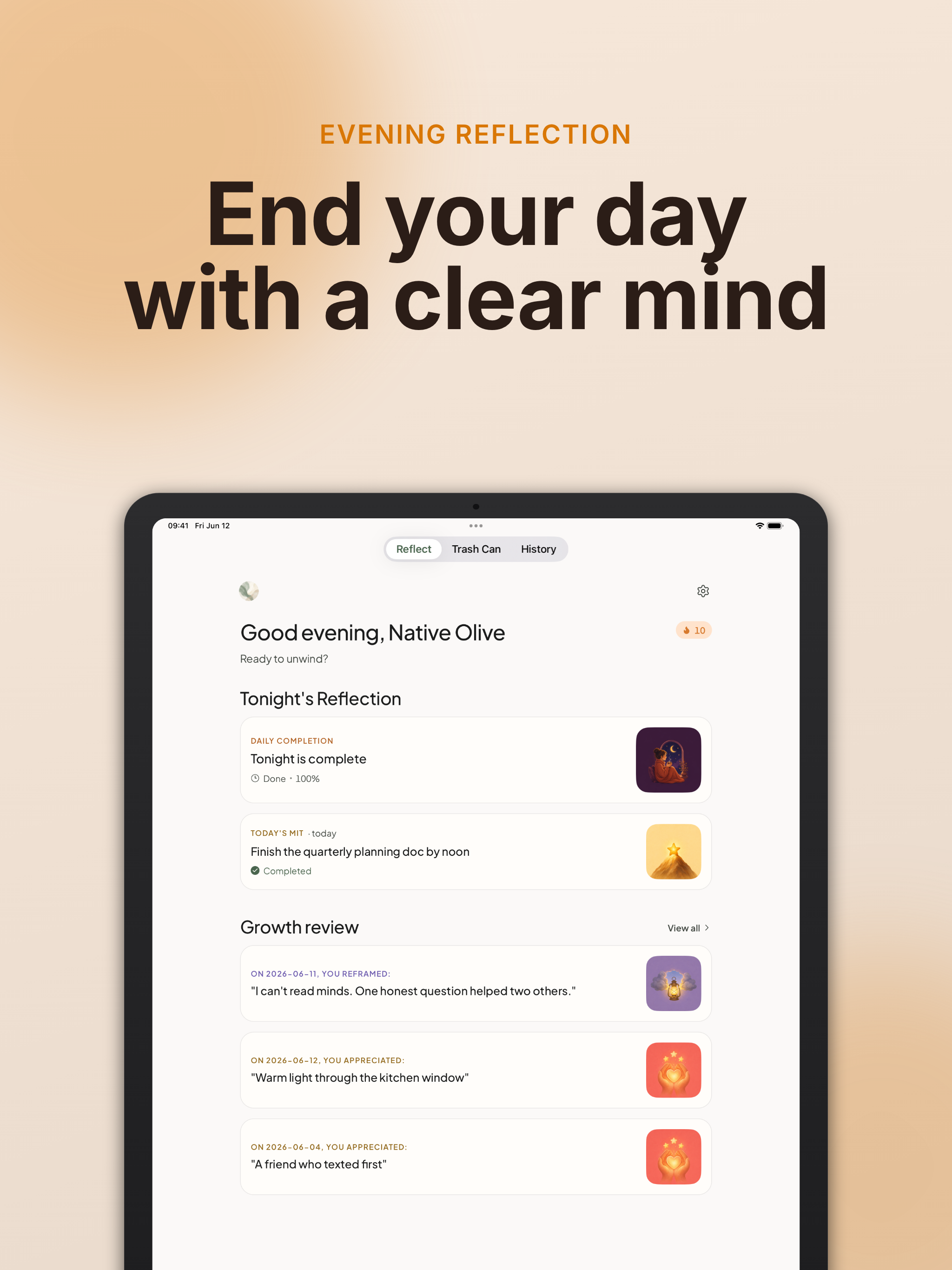 Superday — Evening Reflection screenshot 7