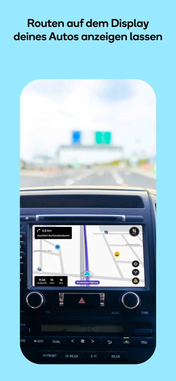 Waze Navigation & Live Traffic iPhone App Screenshot 6 – Navigation