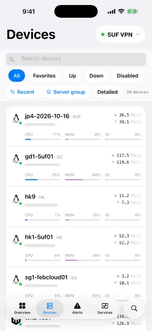 FebNMS-LibreNMS APP screenshot 2
