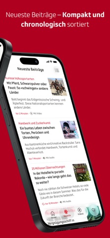 SRF News iPhone screenshot 2