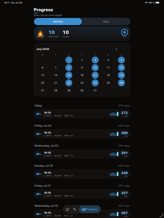 Sit Ups 200 - Fitness Trainer iPad screenshot