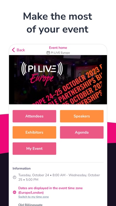 PI LIVE Europe Screenshot