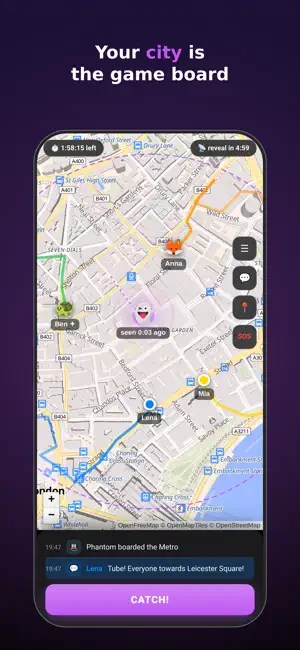 Phantom Hunt: GPS Hide & Seek screenshot 1
