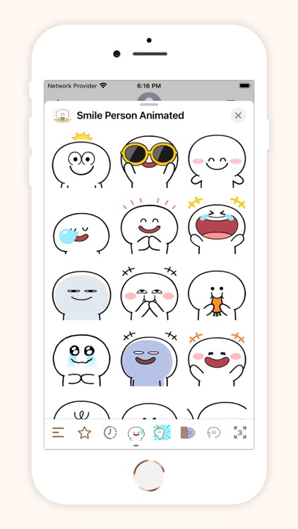 Smile Person Animated Stickers