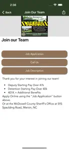 McDowell County Sheriff screenshot #3 for iPhone