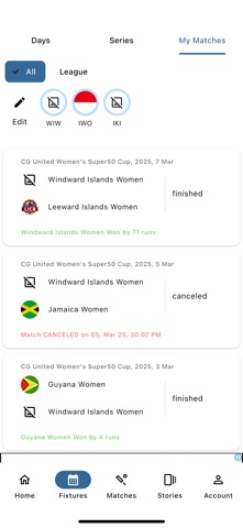 CrikF - Cricket Live Score screenshot