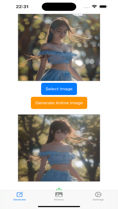 AI Anime Art Generator - AniAI Screenshot