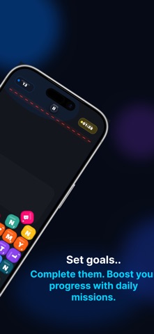 Letter Meteor: Word Game iPhone screenshot